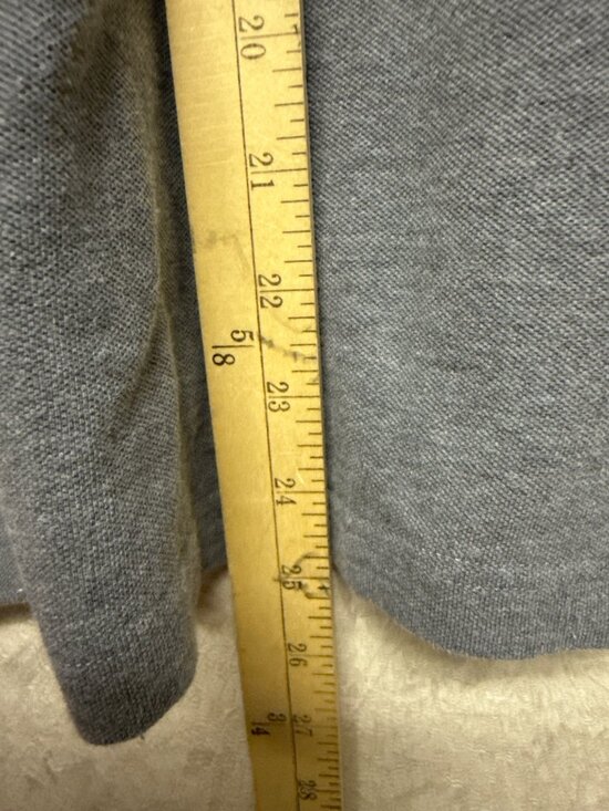 Dolce & Gabbana Polo Shirt Men's Grey Logo Short Sleeve Size EU 50 US Large - Picture 6 of 8